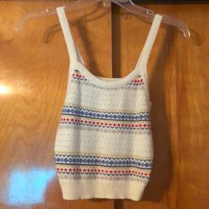 Aerie sweater tank crop top.